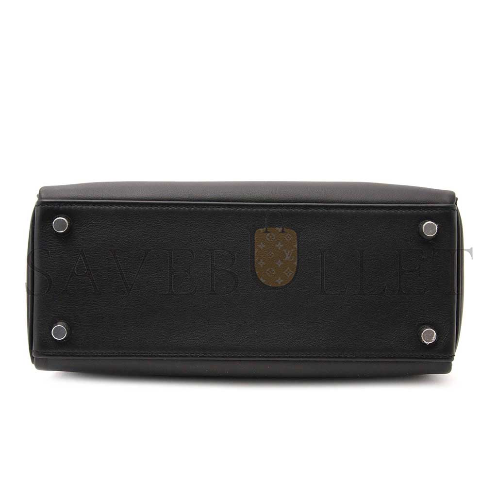 H**mes kelly 25 black swift (25*17*7cm)